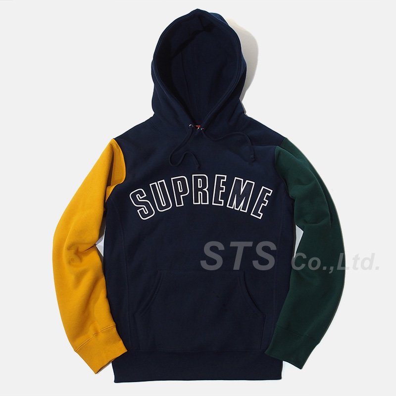 Supreme - Color Blocked Arc Logo Hooded Sweatshirt - UG.SHAFT