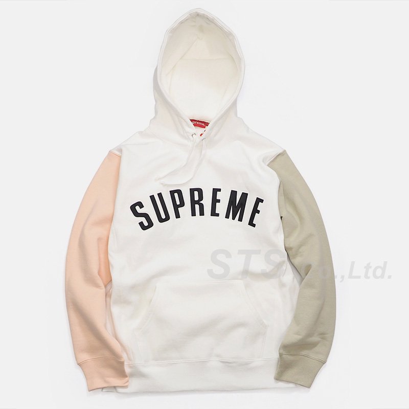 SUPREME 16AW Color Blocked ArcLogoHooded