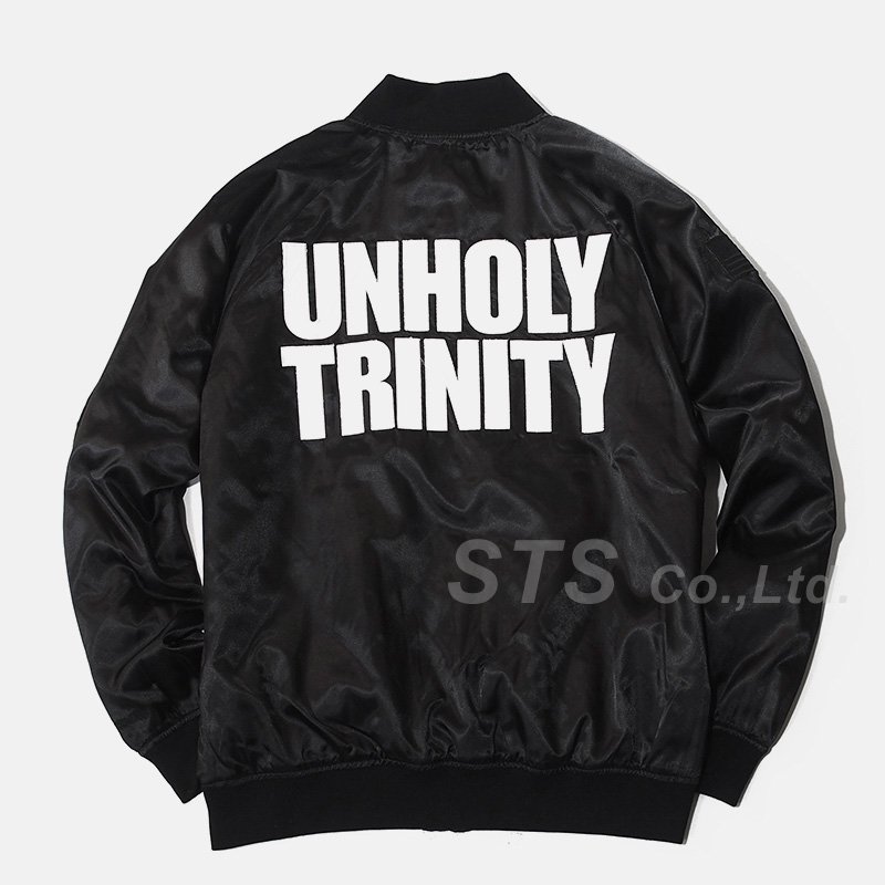 Fucking Awesomeファッキンオーサム Unholy Trinity Jacket サテンボンバージャケット【XL】【MJKA71976】
