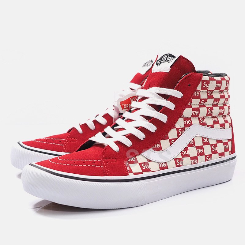 Supreme/Vans Checker Logo Sk8-Hi - UG.SHAFT