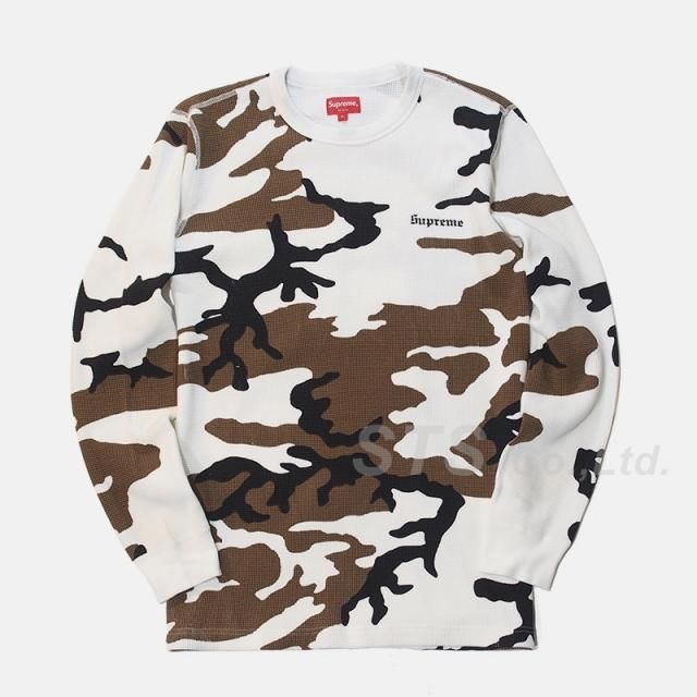 Supreme - Camo Waffle Thermal