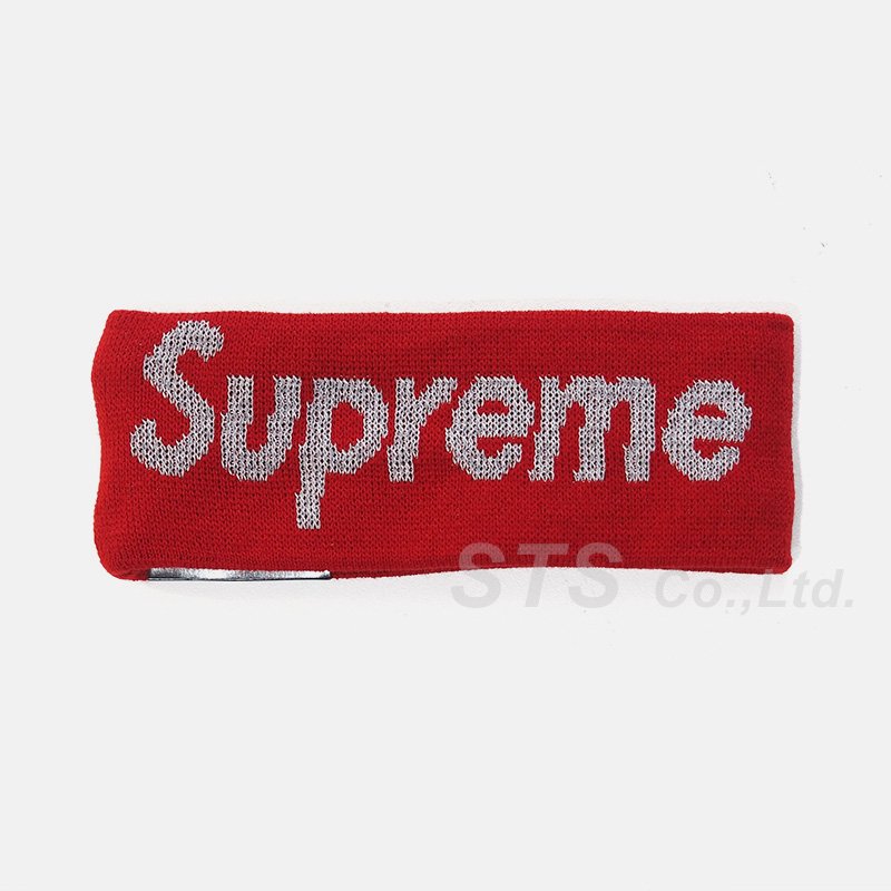 Supreme NEW ERA Big Logo Headband RED 5個