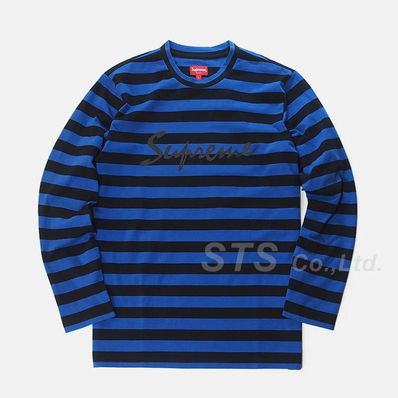 Supreme Medium Stripe L/S Tee - Tシャツ/カットソー(七分/長袖)