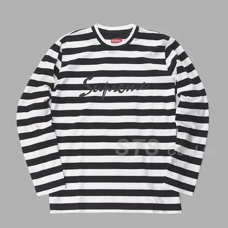 Supreme - Medium Stripe L/S Tee - UG.SHAFT