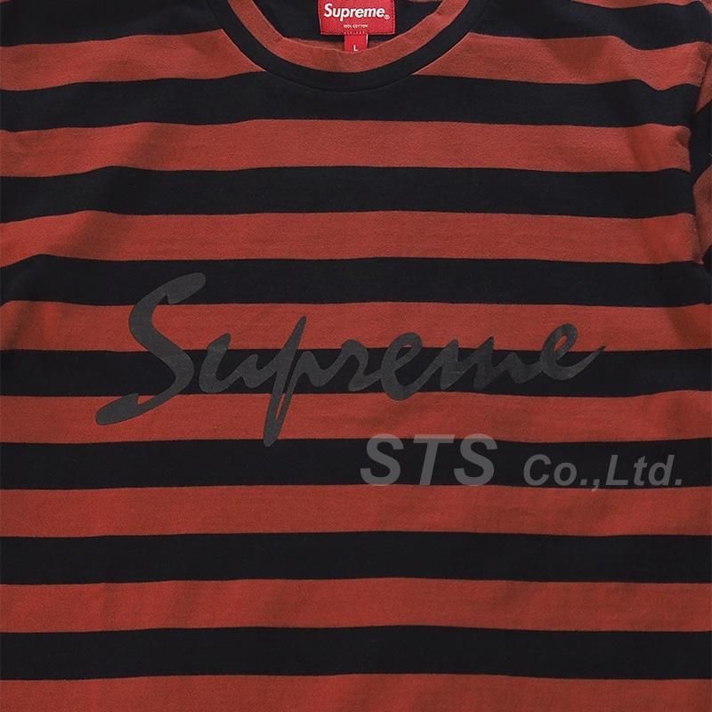 トップス 16AW Supreme Medium Stripe L/S Tee Supreme - Medium Stripe L/S Tee - UG.SHAFT
