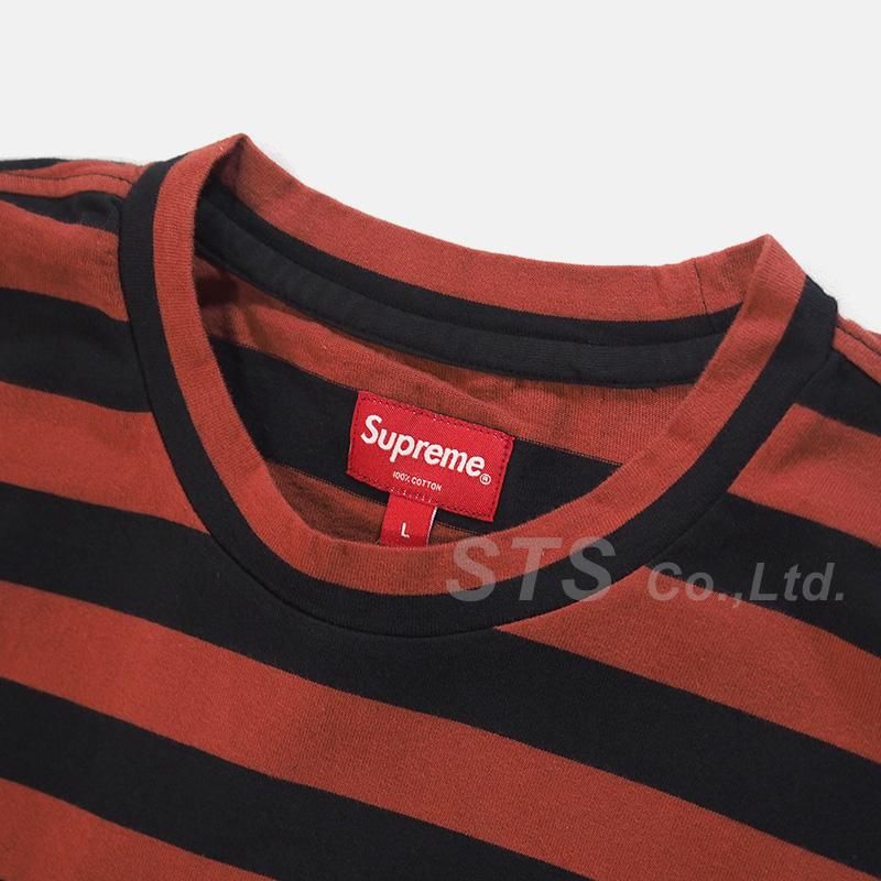 Supreme - Medium Stripe L/S Tee - UG.SHAFT