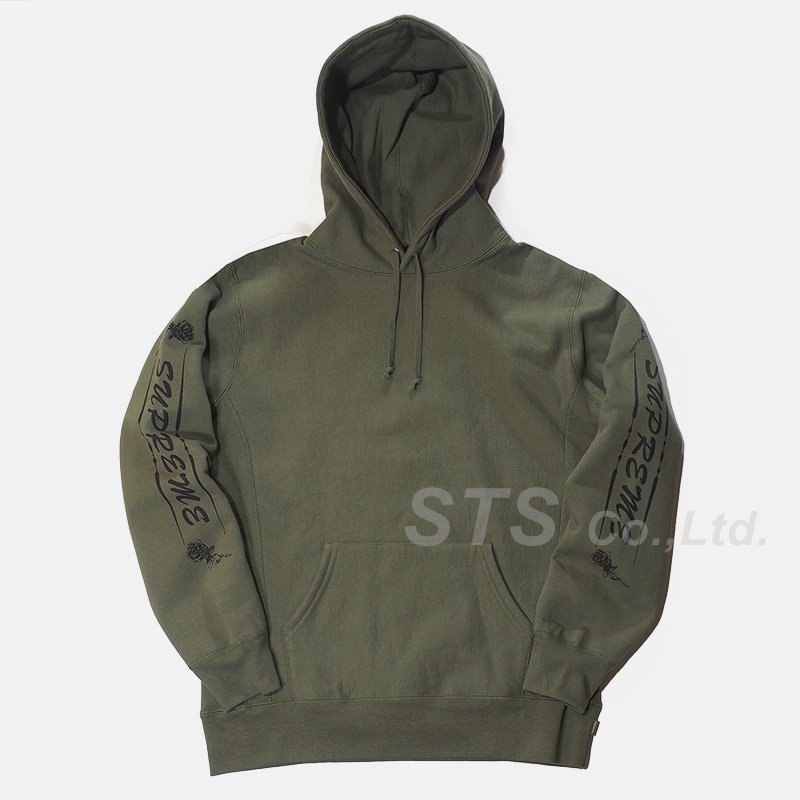 Supreme on sale rose hoodie