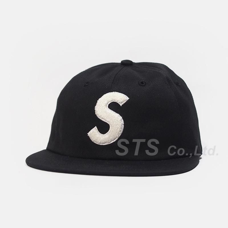 24時間以内発送 完売品 黒 Chenille S Logo 6-Panel | www 