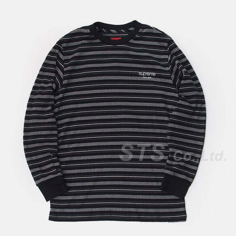 Supreme - Ribbed Knit Stripe L/S Top - UG.SHAFT