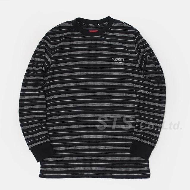 Supreme - Ribbed Knit Stripe L/S Top
