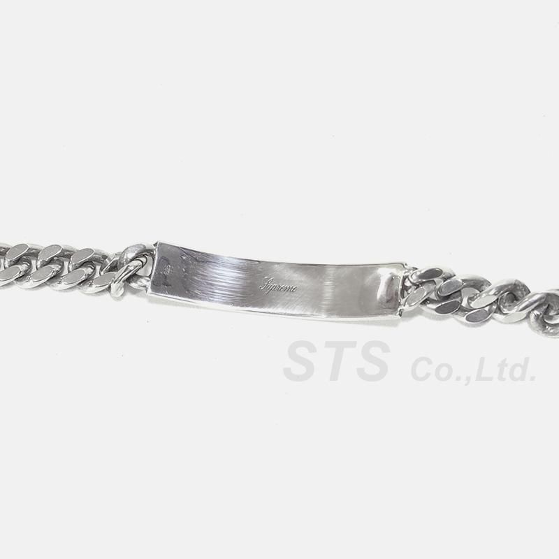 専売】Supreme 16AW Silver I.D Bracelet アクセサリー ブレスレット