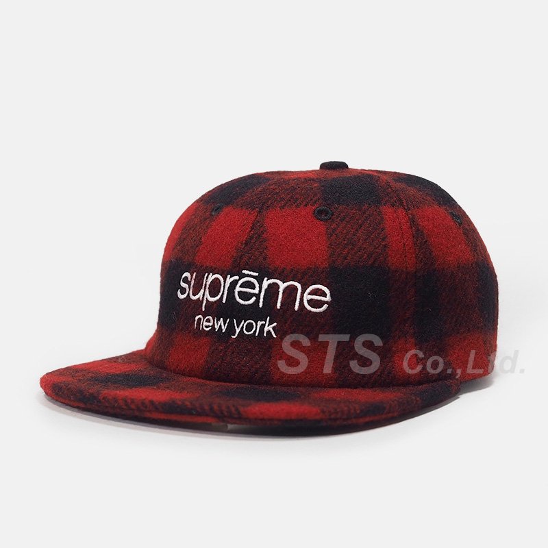 Supreme - Buffalo Plaid Wool Classic Logo 6-Panel - UG.SHAFT