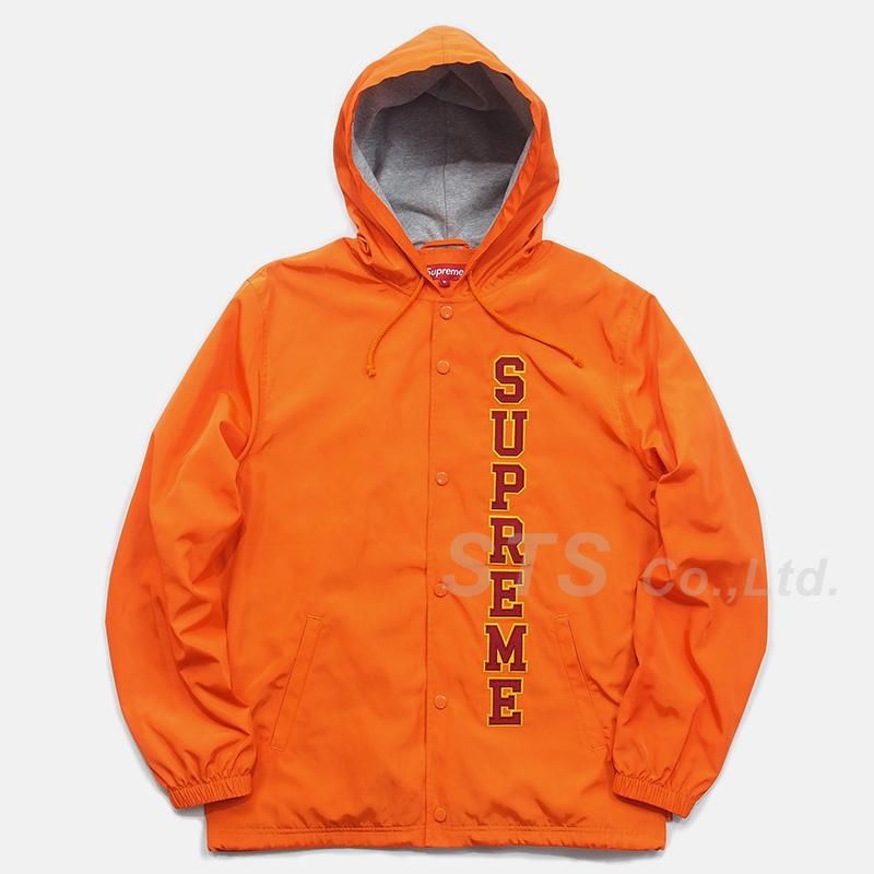 Supreme Vertical Logo Hooded コーチジャケット