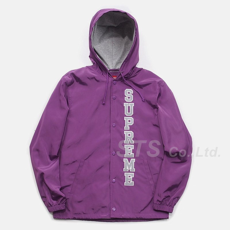 Supreme - Vertical Logo Hooded Coaches Jacket - UG.SHAFT