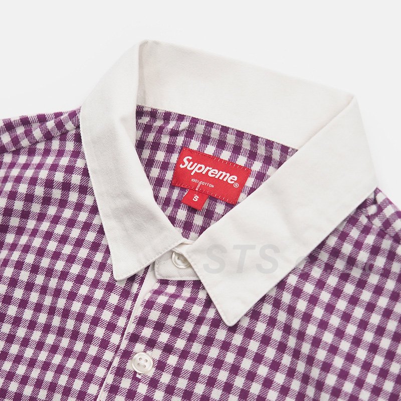 Supreme - Gingham L/S Polo - UG.SHAFT