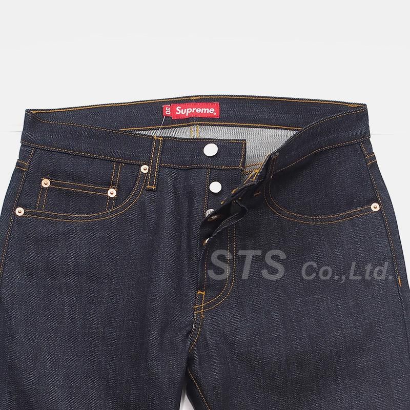 Supreme Rigid Slim Jean リジッド ジーンズ32インチ SUPREME(シュプリーム) Rigid Slim Jean リジットスリムジーンズ