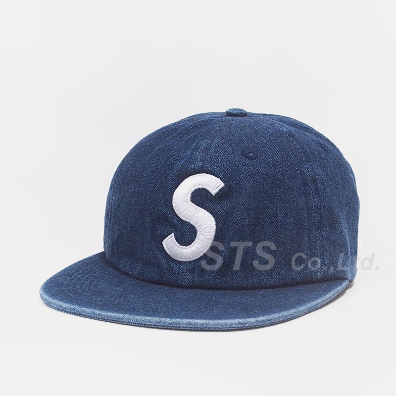 Washed Chambray S Logo 6-Panel Sロゴ デニムキャップ