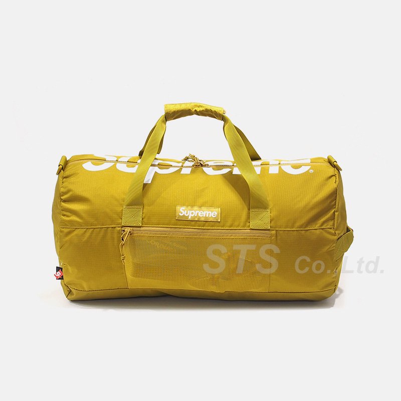 Supreme yellow 2025 duffle bag