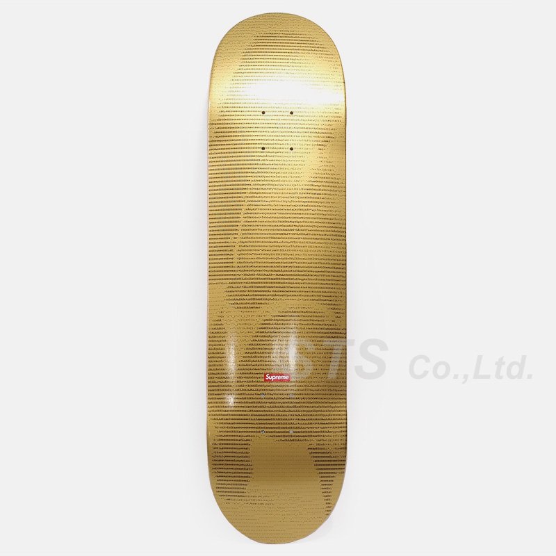 Supreme - Digi Skateboard - UG.SHAFT