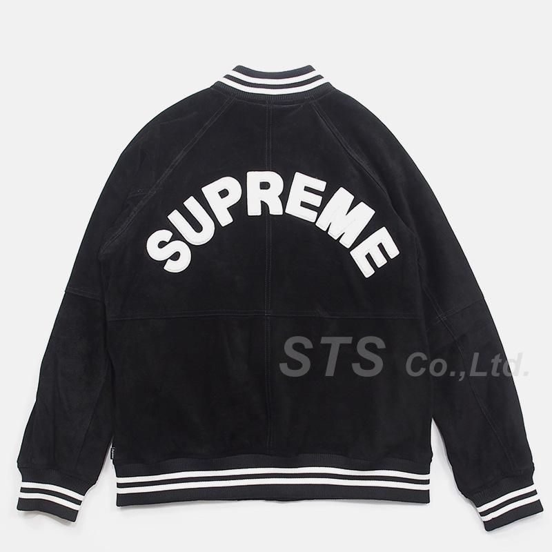 Supreme - Suede Varsity Jacket - UG.SHAFT