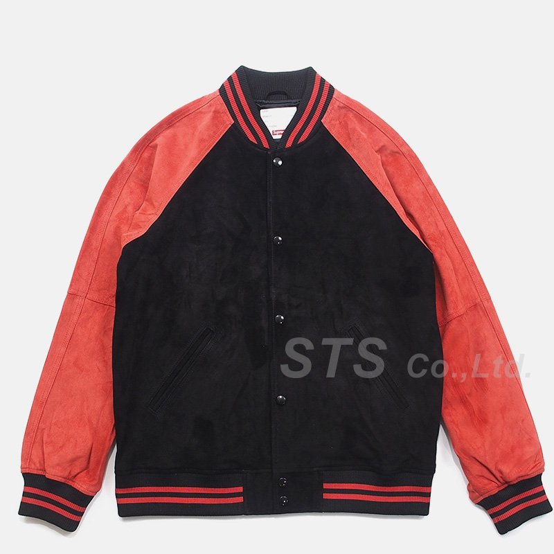 Supreme - Suede Varsity Jacket - UG.SHAFT