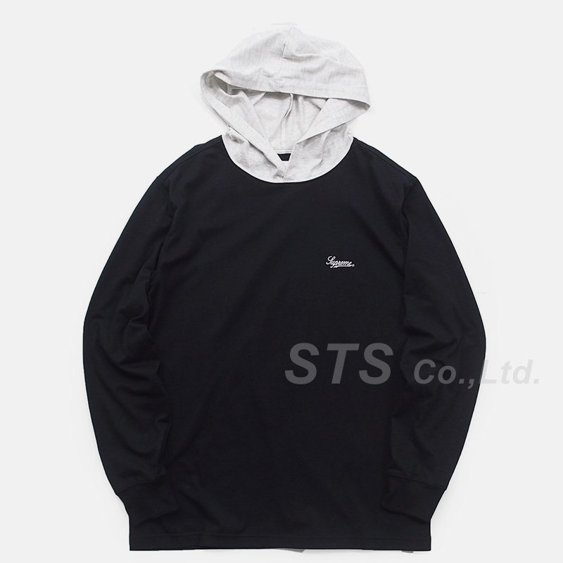 Supreme - Contrast Hooded L/S Top - UG.SHAFT