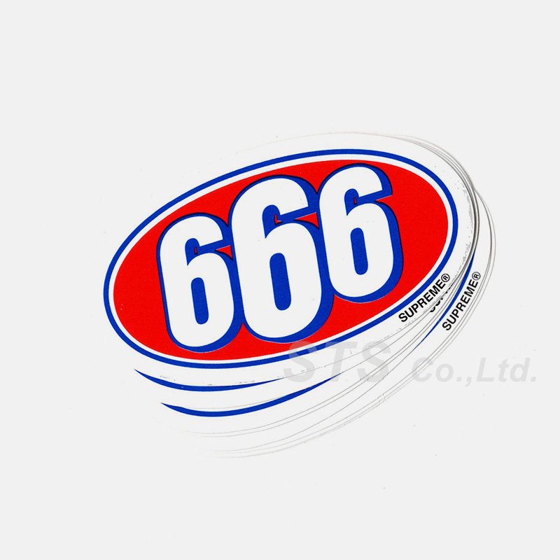 Supreme - 666 Sticker - UG.SHAFT