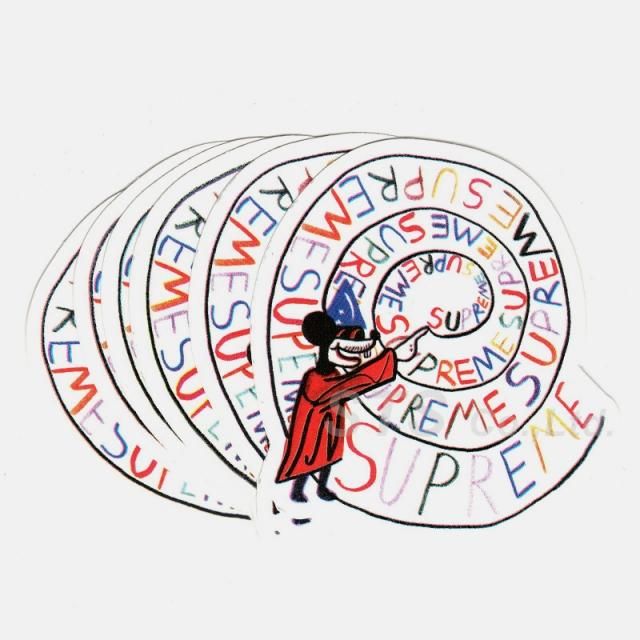 Supreme - Joe Roberts Swirl Sticker