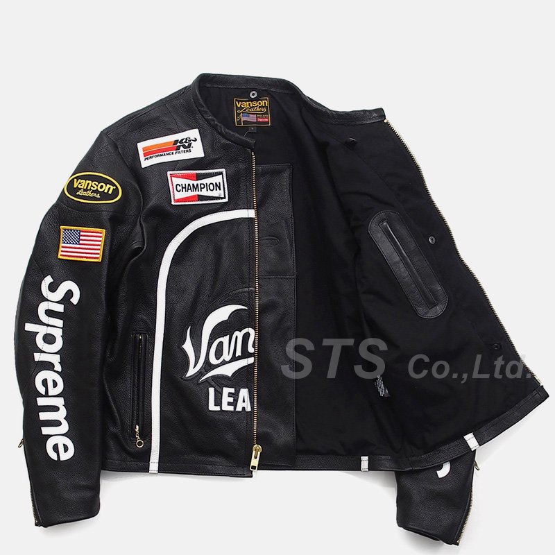 Supreme/Vanson Leather Star Jacket - UG.SHAFT