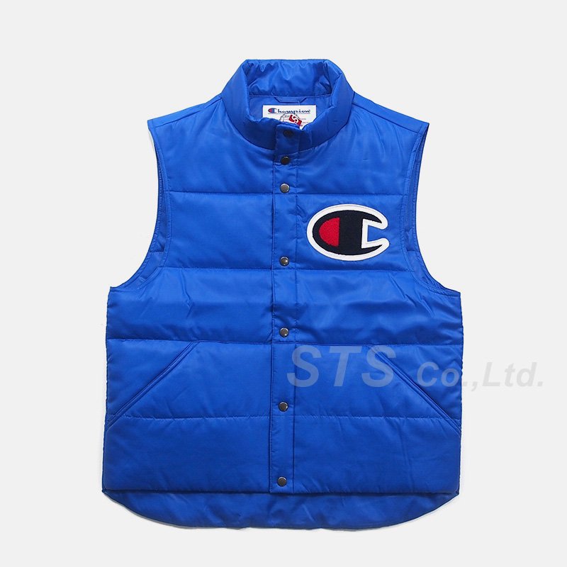 Supreme/Champion Puffy Vest - UG.SHAFT