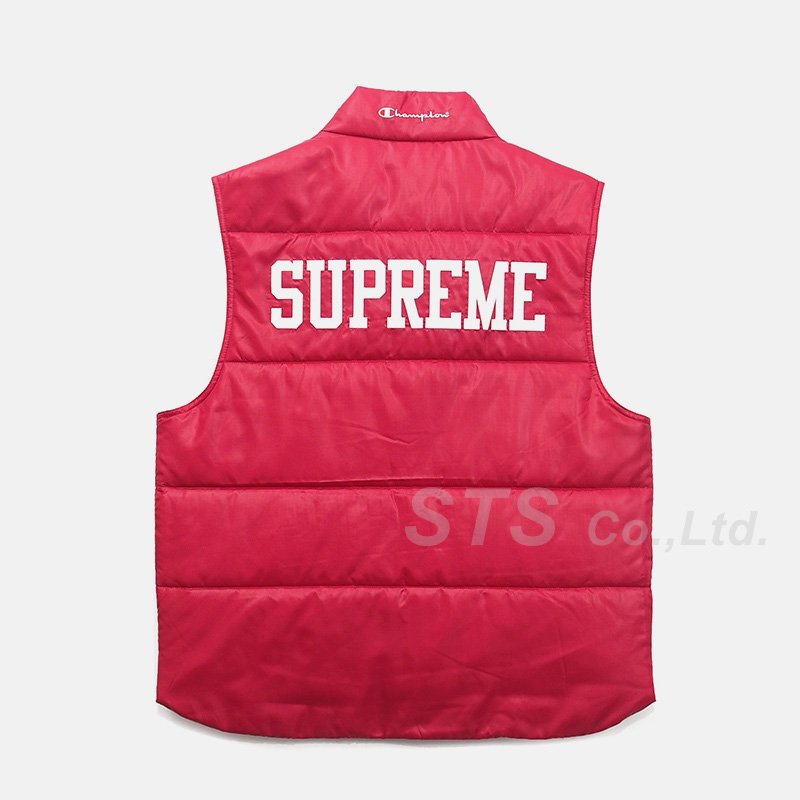 Supreme/Champion Puffy Vest - UG.SHAFT