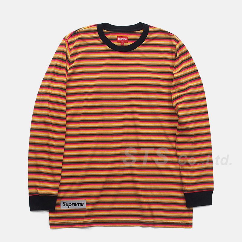 Supreme - Multi Stripe Reflective Patch L/S Top - UG.SHAFT