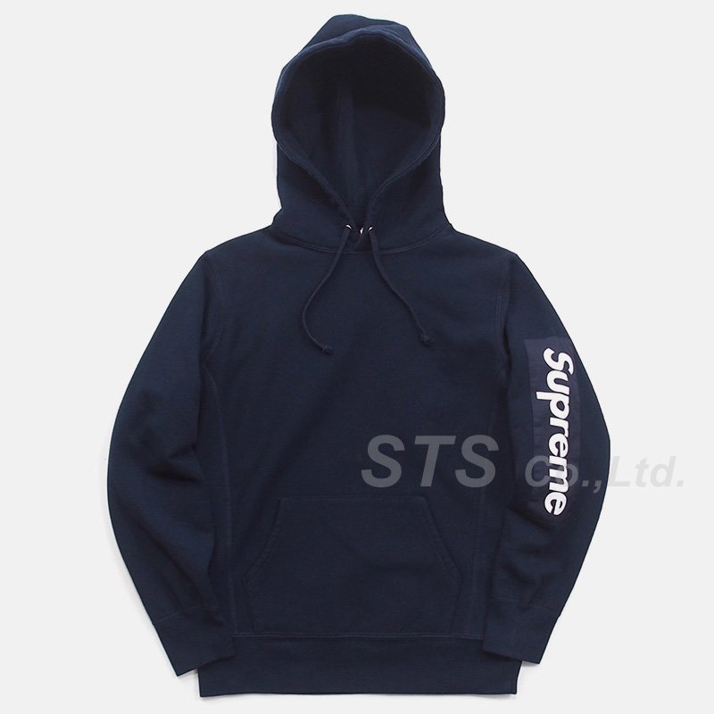 2017 ss sleeve patch hoodie アームロゴ