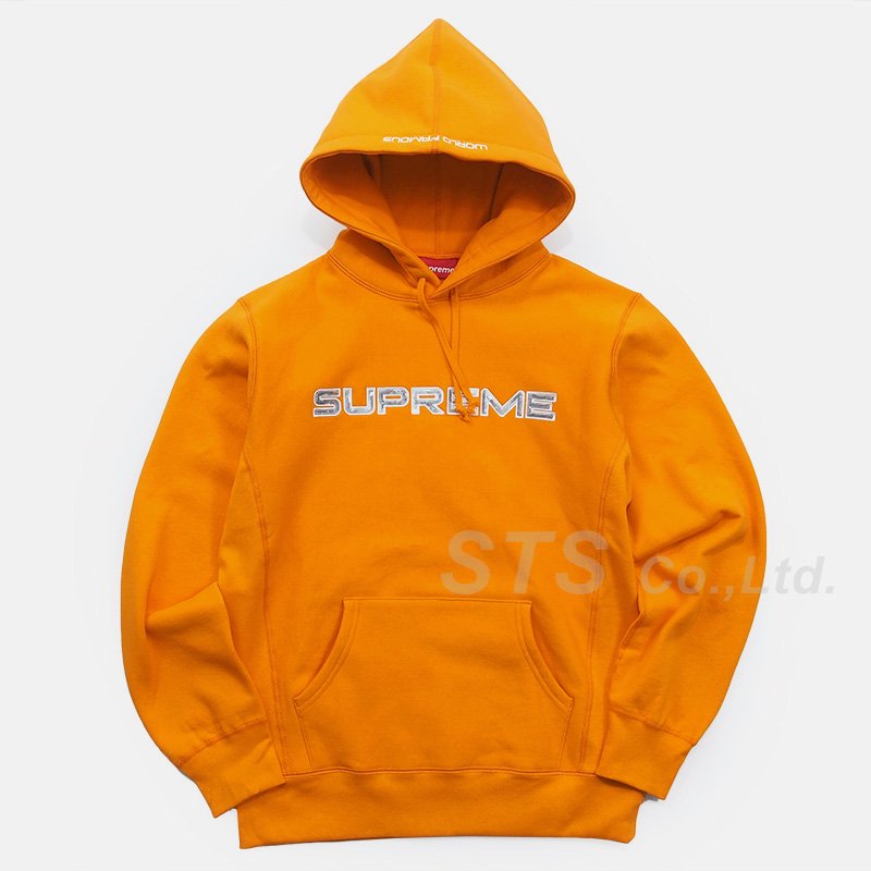 Supreme - Sequin Logo Hooded Sweatshirt - UG.SHAFT