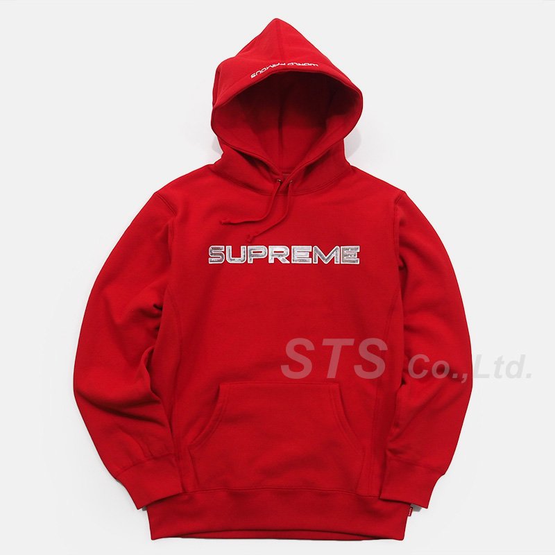 Supreme - Sequin Logo Hooded Sweatshirt - UG.SHAFT