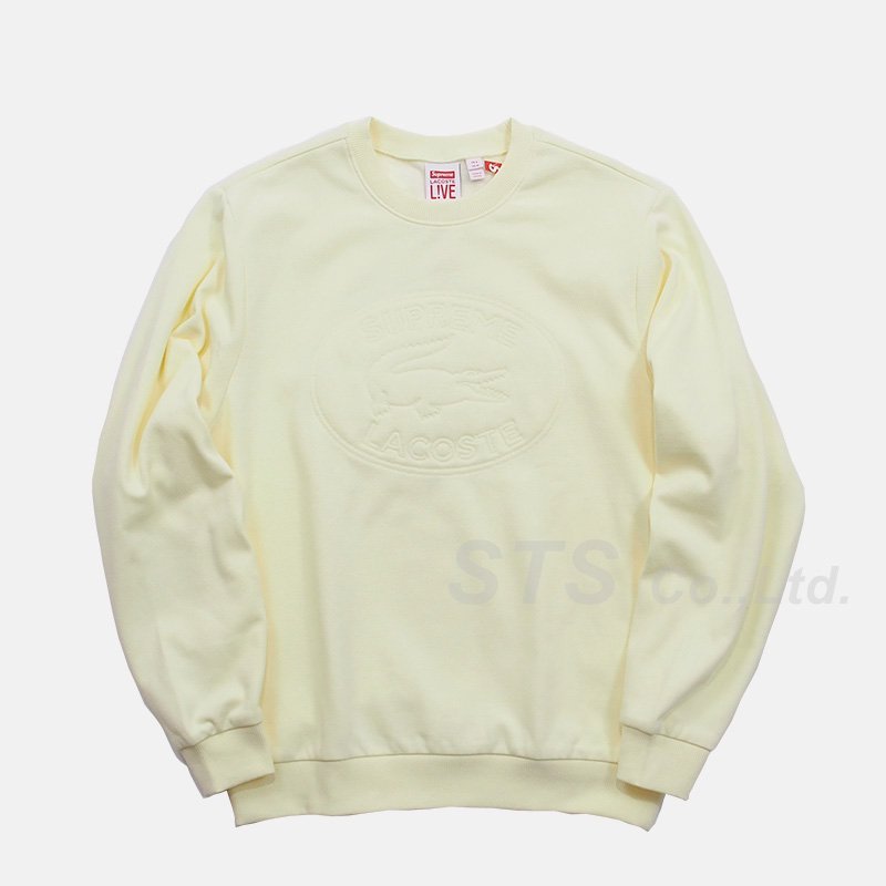 Supreme/LACOSTE Pique Crewneck - UG.SHAFT