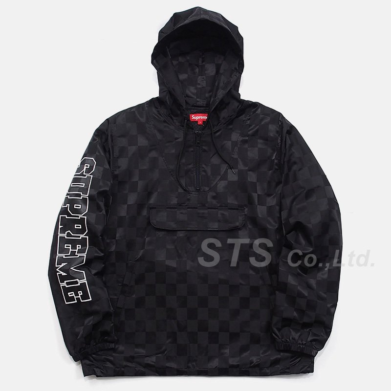 Supreme Cheekered Nylon Hooded Pullover