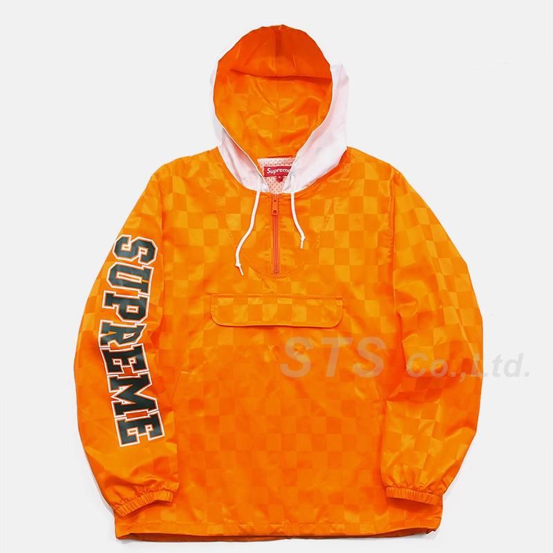 Checkered hotsell supreme hoodie