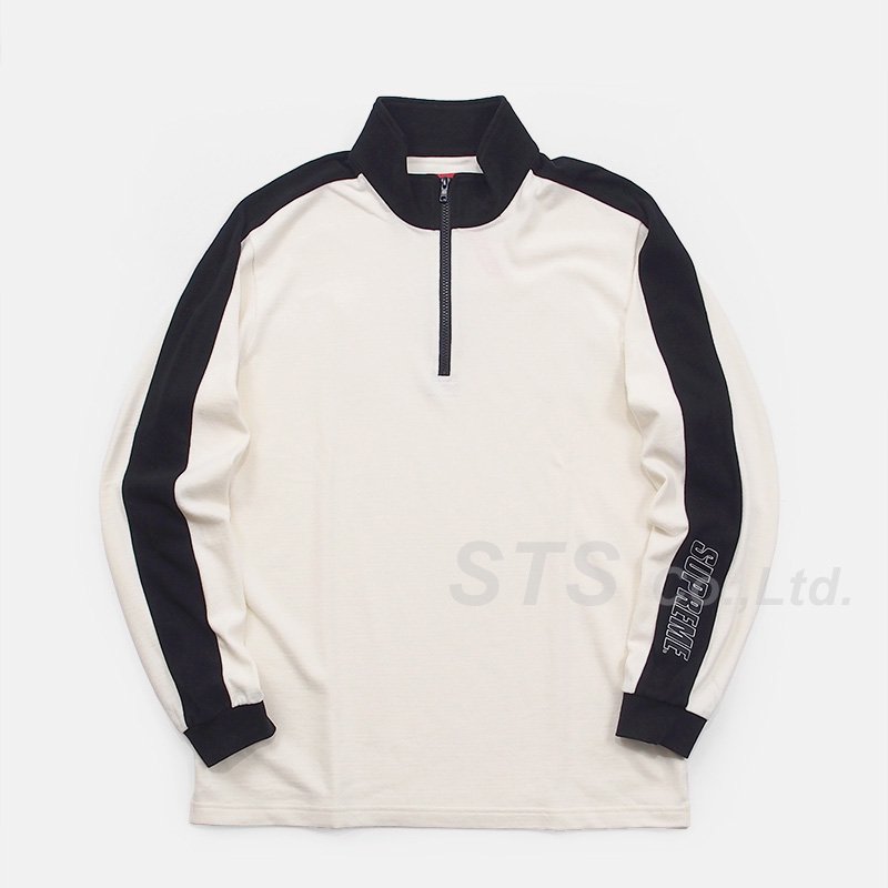 Supreme - Sleeve Stripe L/S Half Zip Top - UG.SHAFT