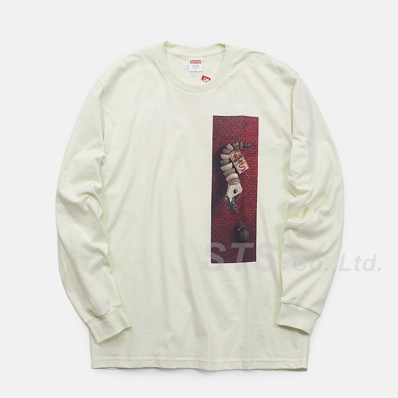Supreme Mike Hill Snake L/S Tee ネイビー Lトップス