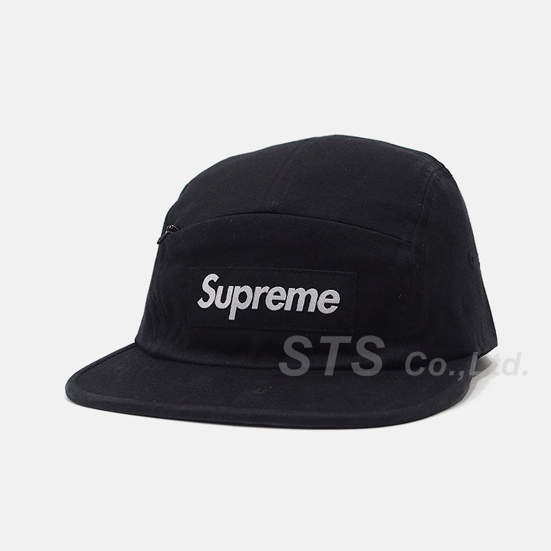 送料無料/プレゼント付♪ Supreme Front Panel Zip Camp Cap