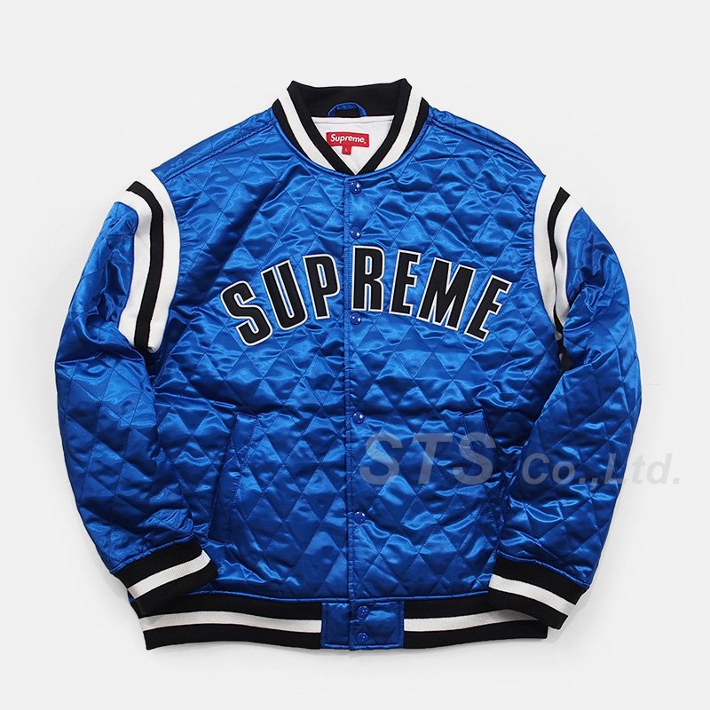 Supreme - Quilted Satin Varsity Jacket - UG.SHAFT