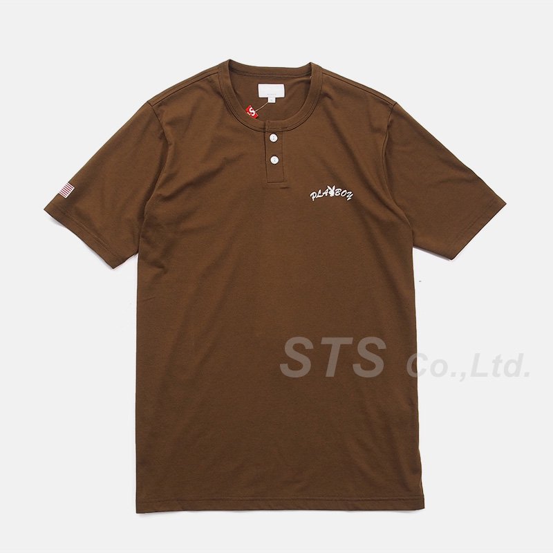 Supreme/Playboy S/S Henley Top - UG.SHAFT