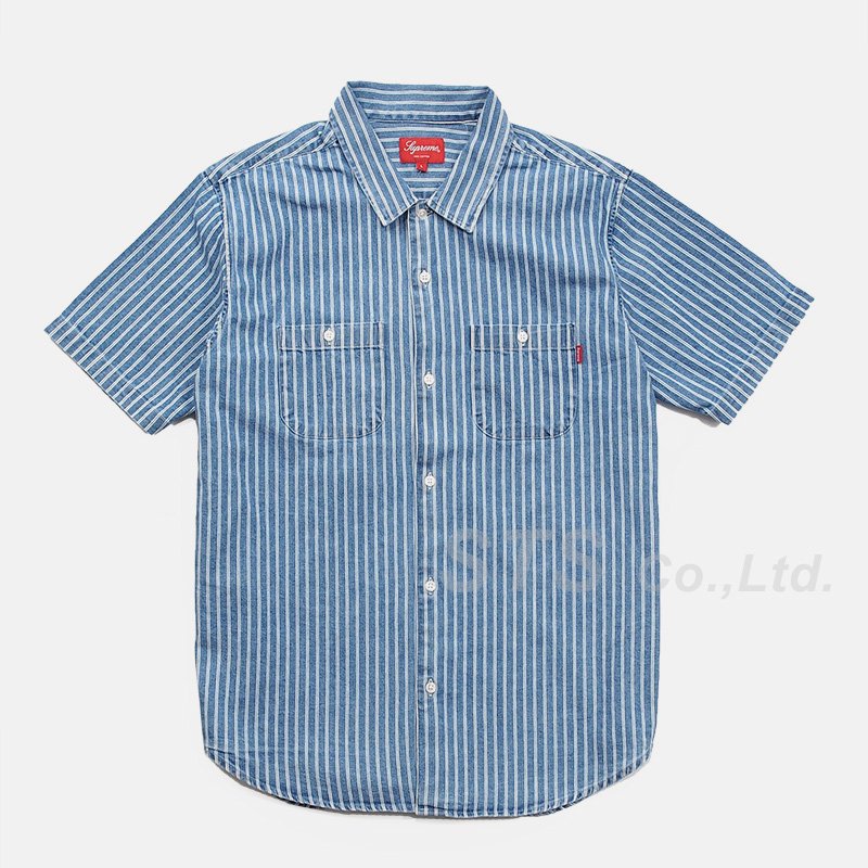 Supreme - Stripe Denim S/S Shirt - UG.SHAFT