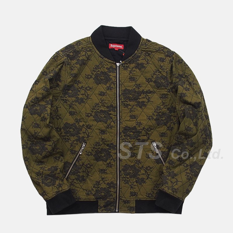 Supreme - Quilted Lace Bomber Jacket - UG.SHAFT