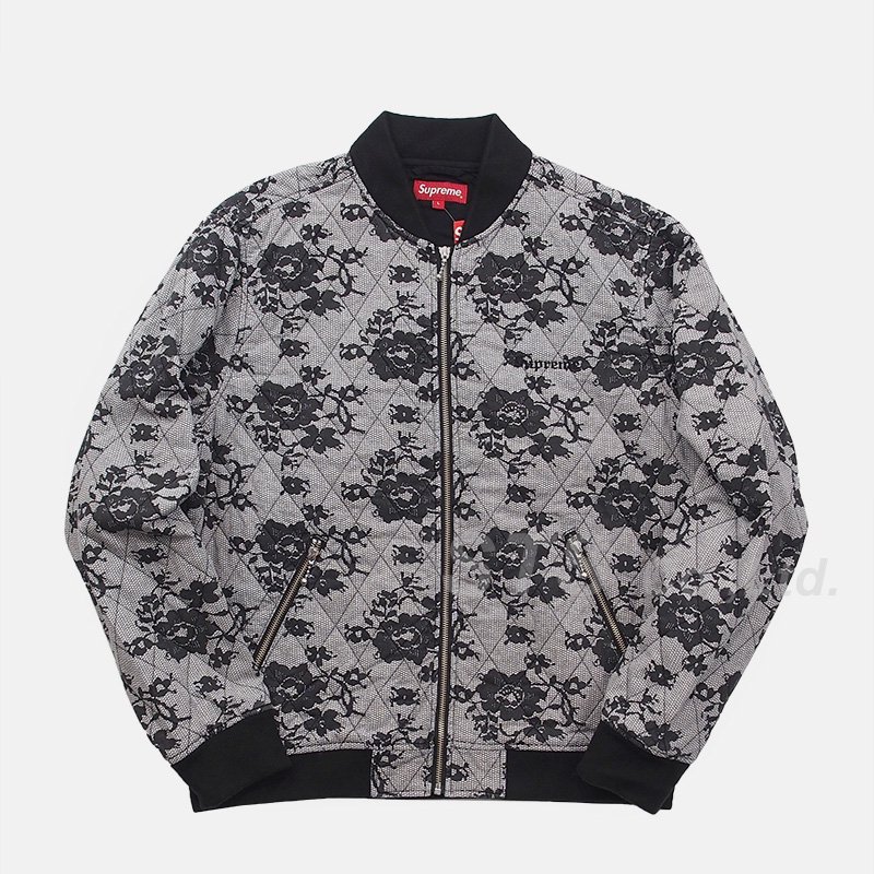 Supreme - Quilted Lace Bomber Jacket - UG.SHAFT