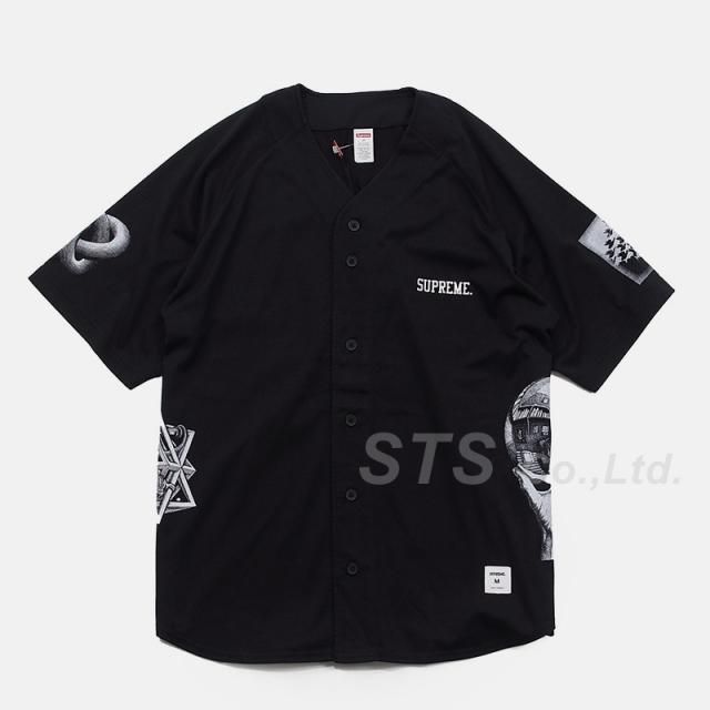 Supreme - M.C. Escher Cotton Baseball Jersey