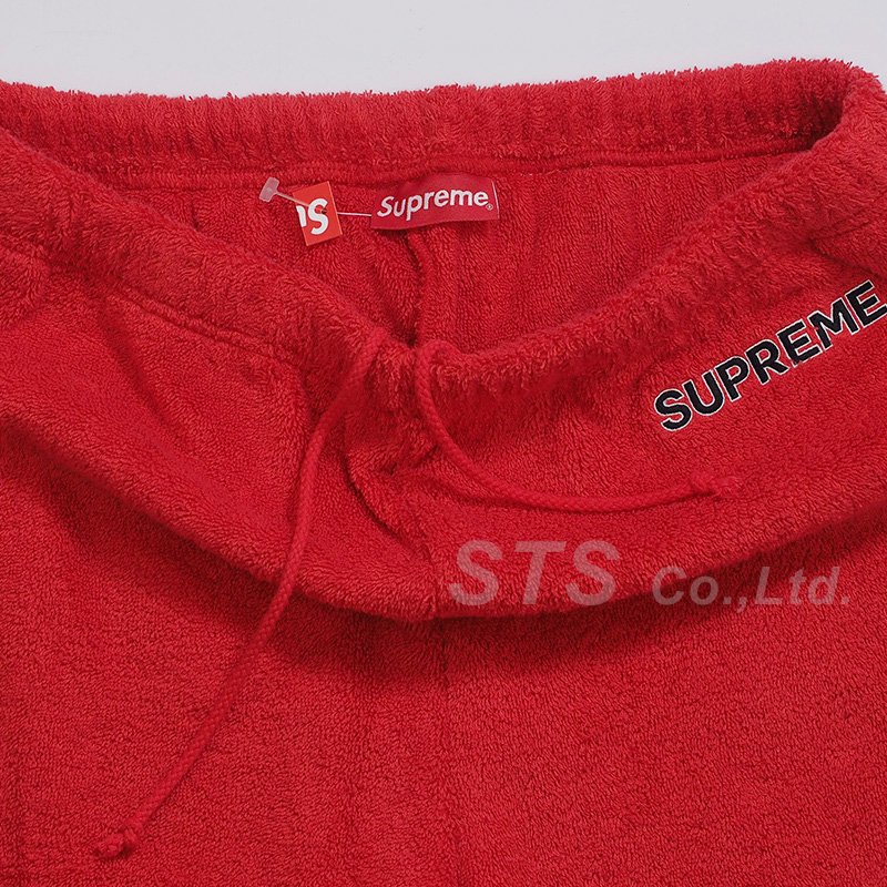 Supreme terry hotsell logo short