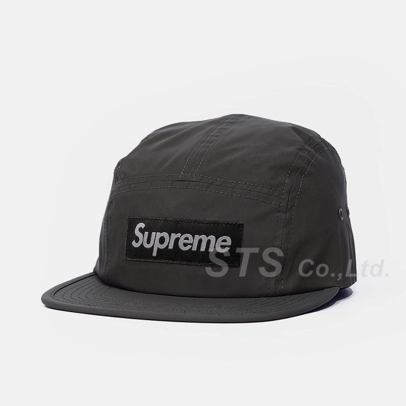 Supreme reflective camp cap black