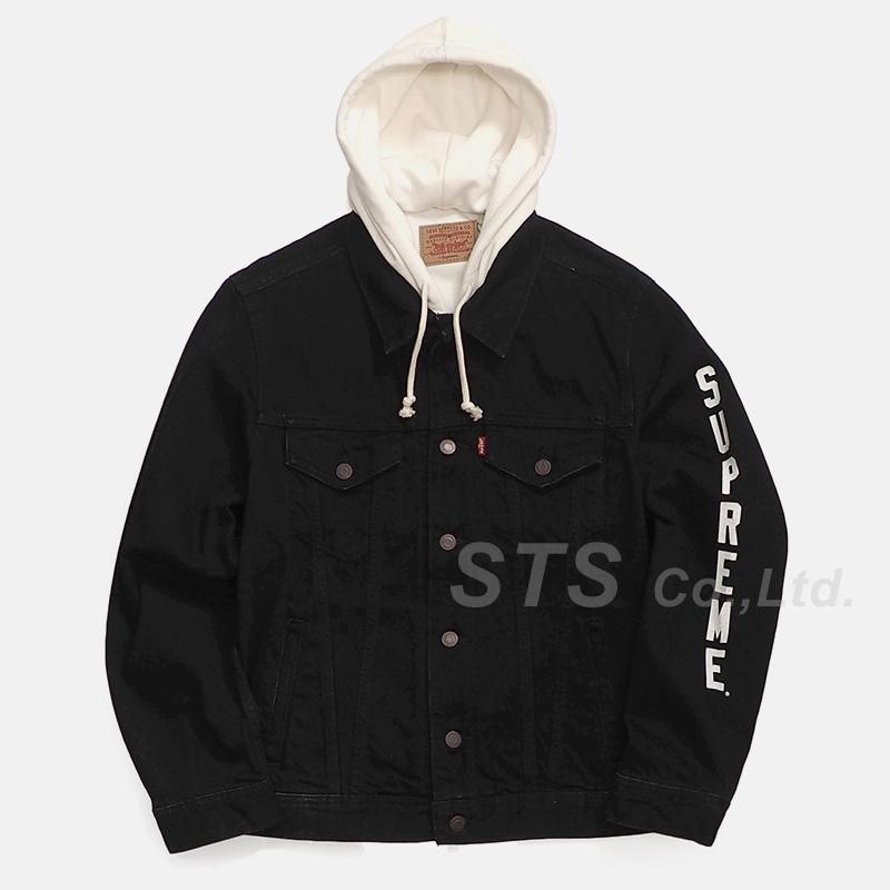 ジャケット/アウターSupreme Levis Fleece Hood Trucker Jacket